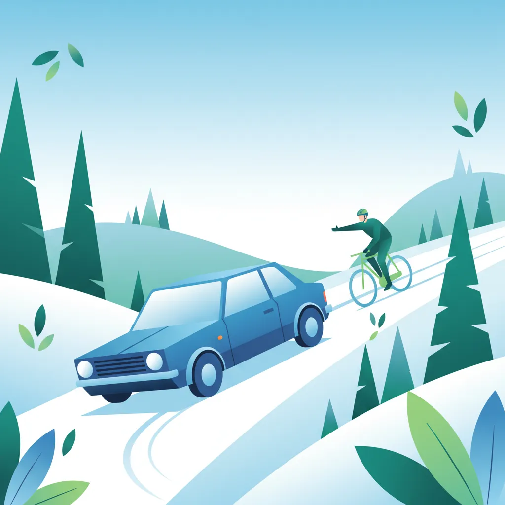 Fahren bei Schnee und Eis im niederländischen Verkehr