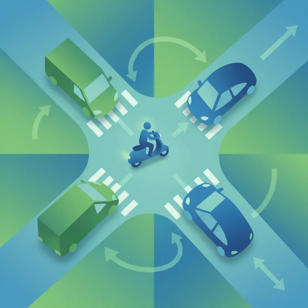 Vorfahrt an unbeschilderten Kreuzungen in den Niederlanden