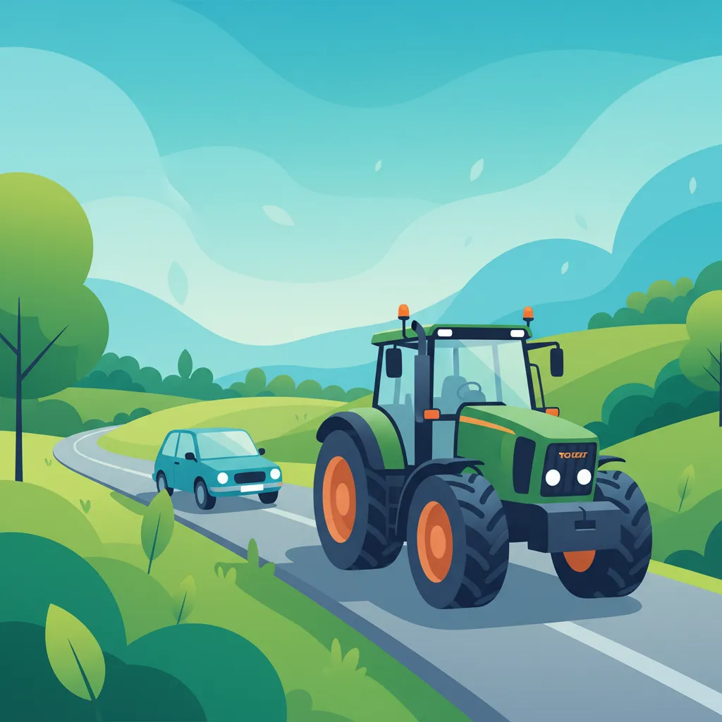 Polnische Fahrtheorie: Landwirtschaftliche Fahrzeuge auf Öffentlichen Straßen Übung