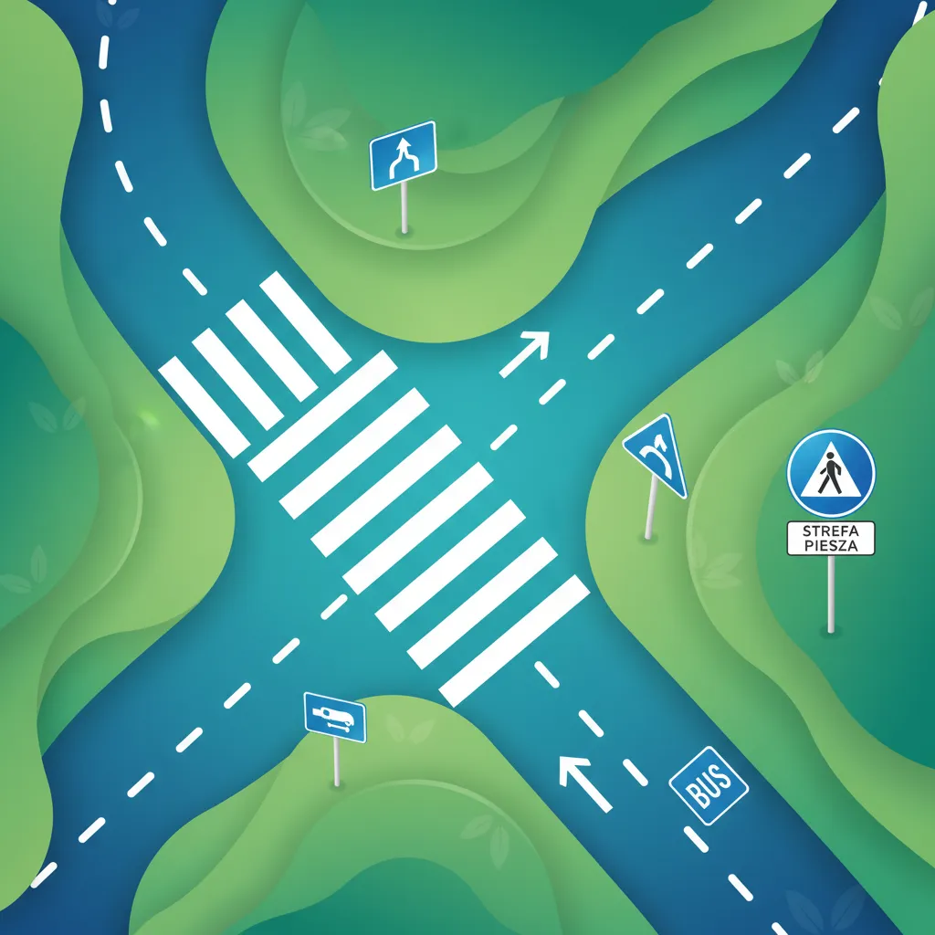 Verkehrszeichen und Markierungen in polnischen Städten verstehen