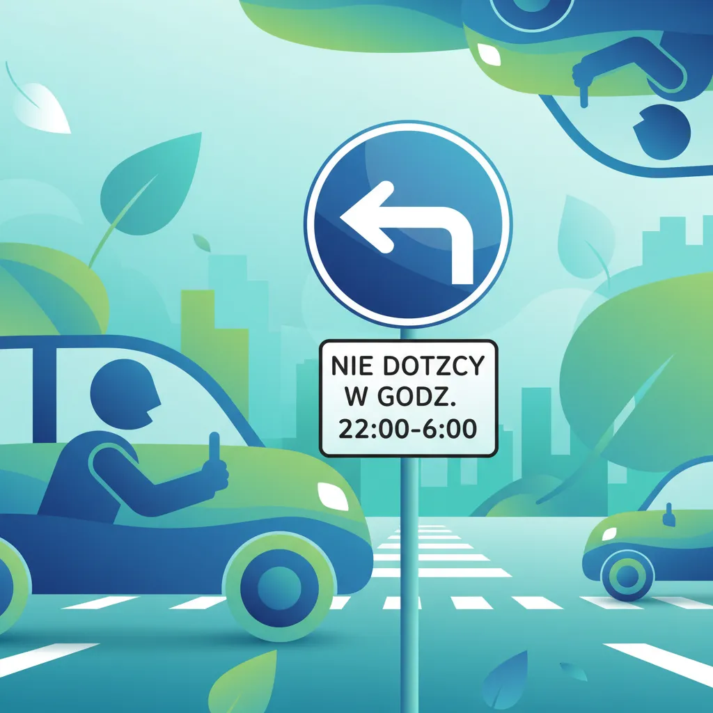 Maîtriser les règles de circulation conditionnelles et les panonceaux de prescription additionnelle en Pologne