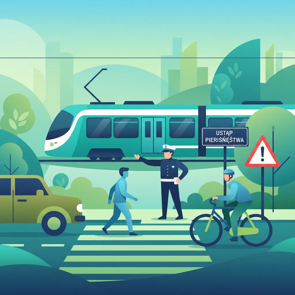 Meistern von geschichteten Vorfahrtsregeln im polnischen Verkehr