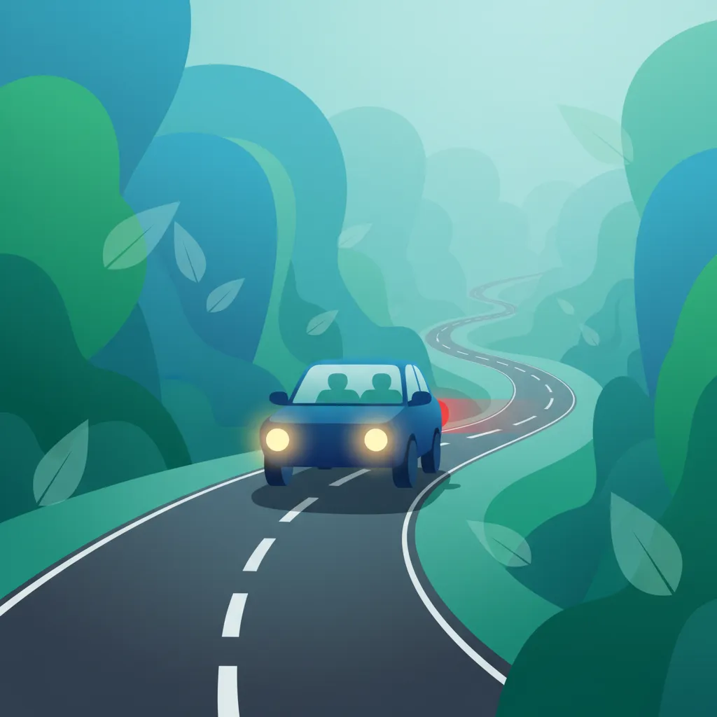 Fahren im Nebel und bei schlechter Sicht in Polen