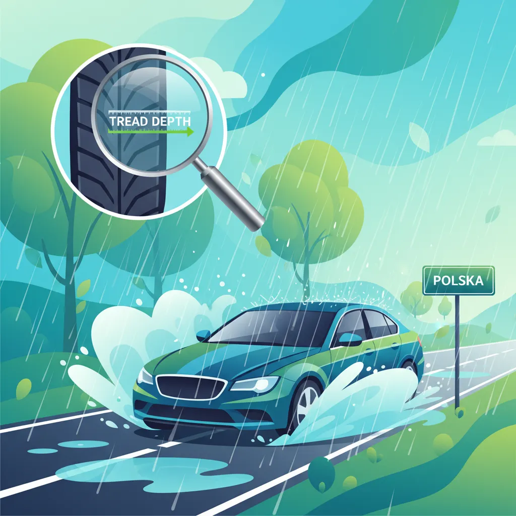 Aquaplaning: Erkennung und Vorbeugung auf polnischen Straßen