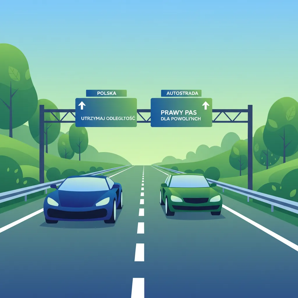 Autobahn-Spurregeln und Überholen in Polen