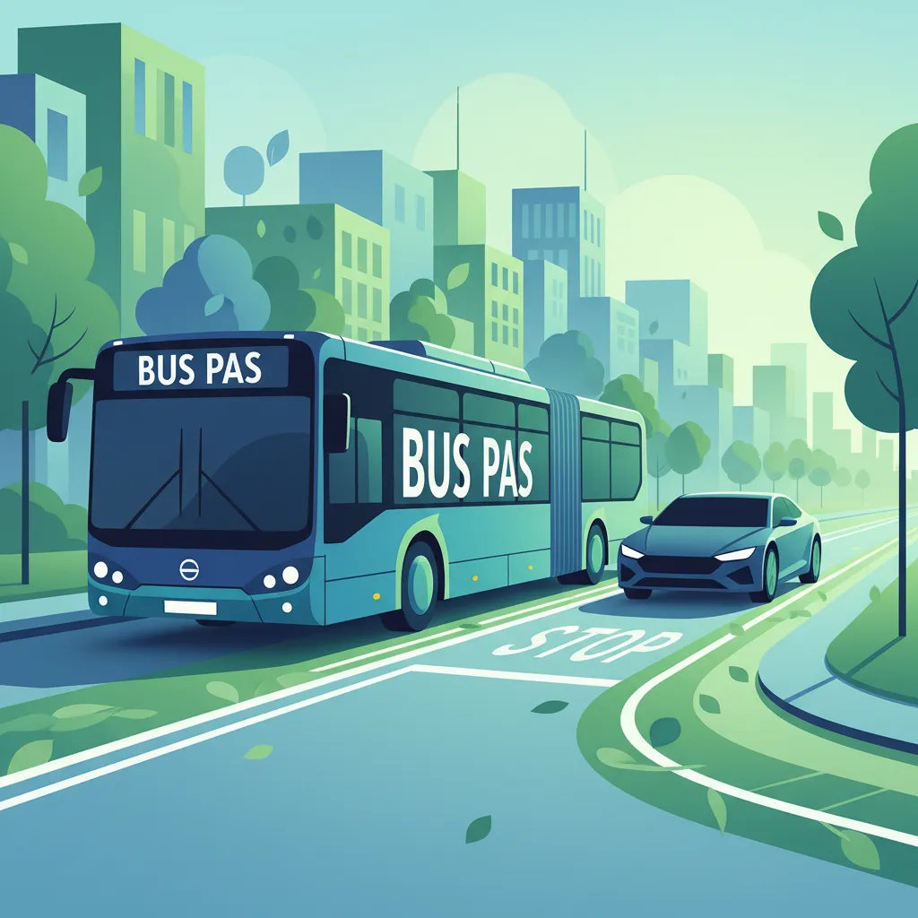 Regeln für Bus- und Vorrangspuren in Polen