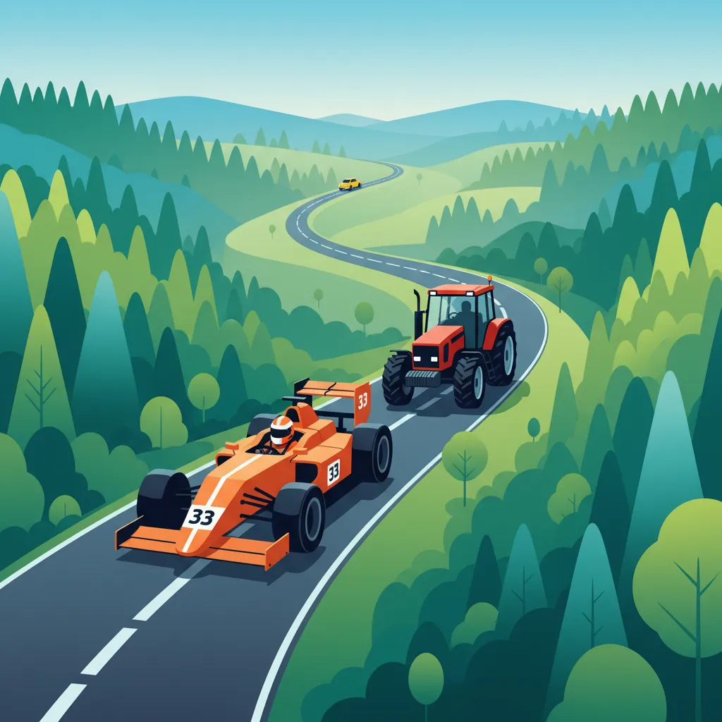 Überholen auf Landstraßen in Schweden: Geschwindigkeit und Abstand richtig einschätzen