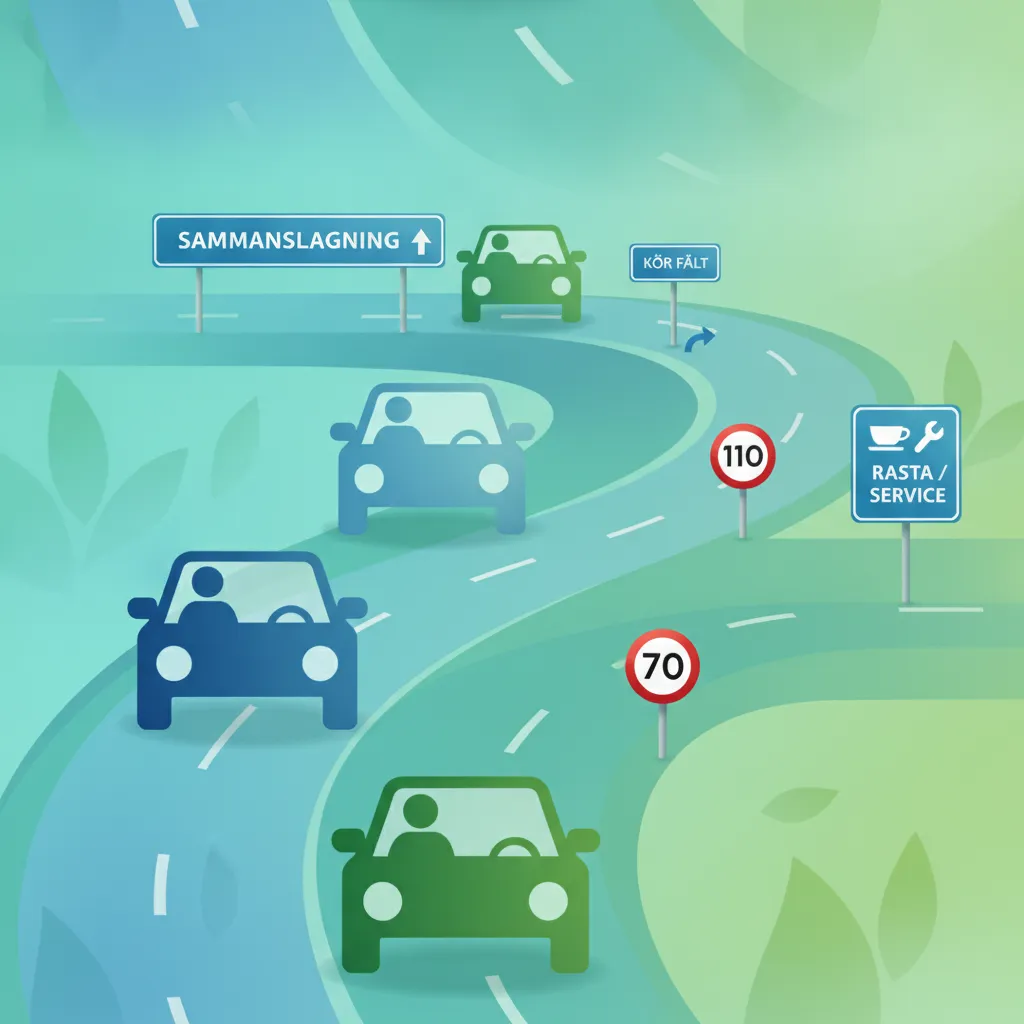 Beherrschen Sie schwedische Autobahnzeichen und -regeln