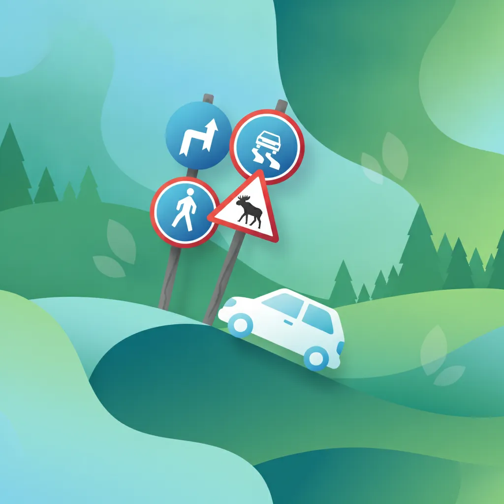 Swedish Warning Signs: Recognize Hazards on the Road