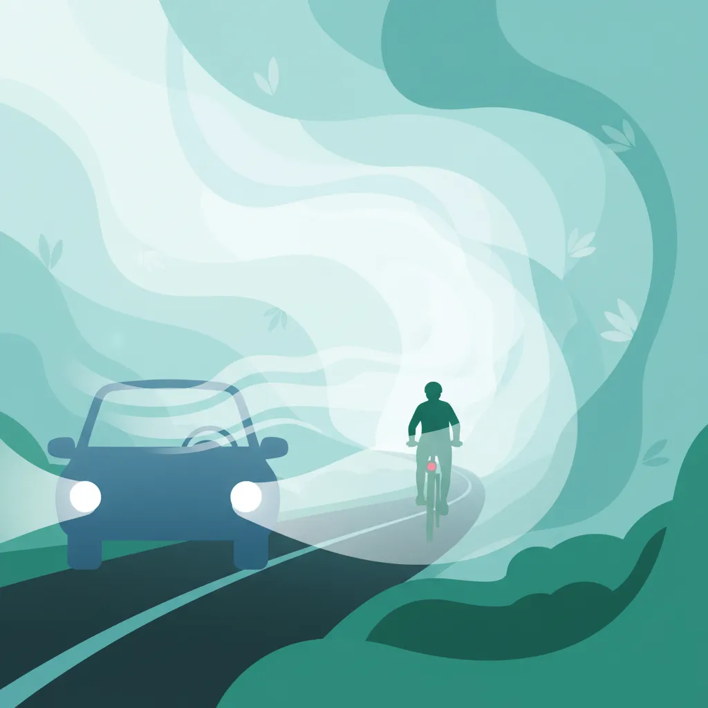 Reaktionszeit und Sichtverhältnisse im schwedischen Verkehr