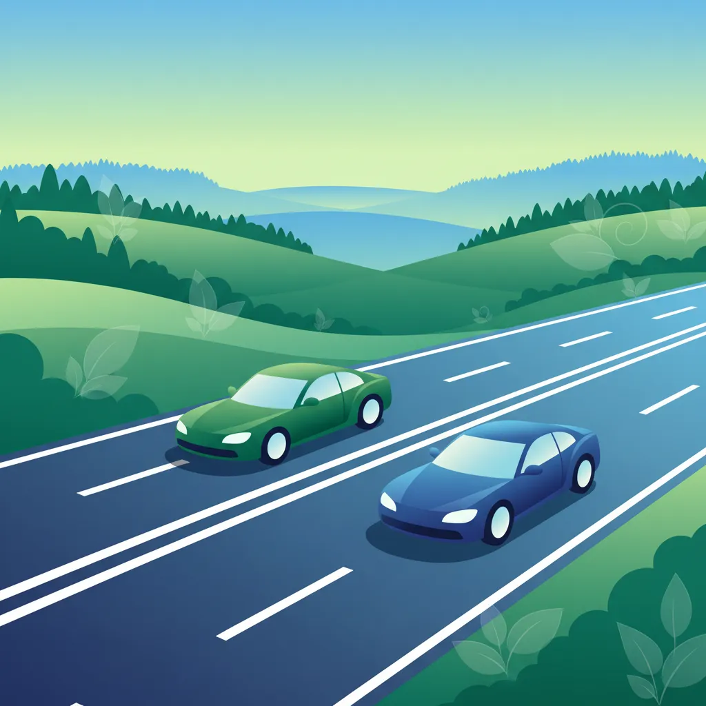 Spurdisziplin und Rechtsfahrgebot im schwedischen Verkehr