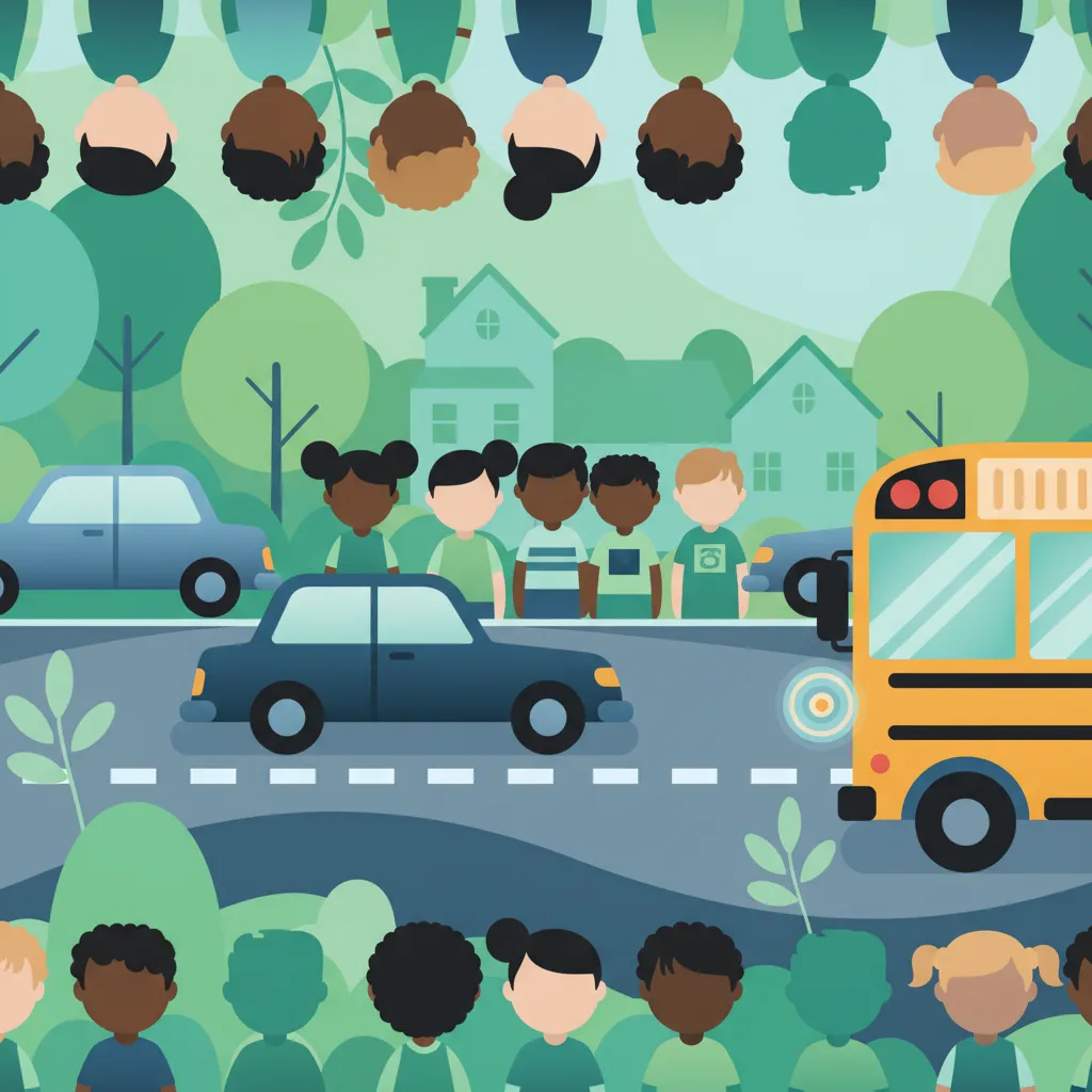 Sicheres Fahren in schwedischen Schulzonen