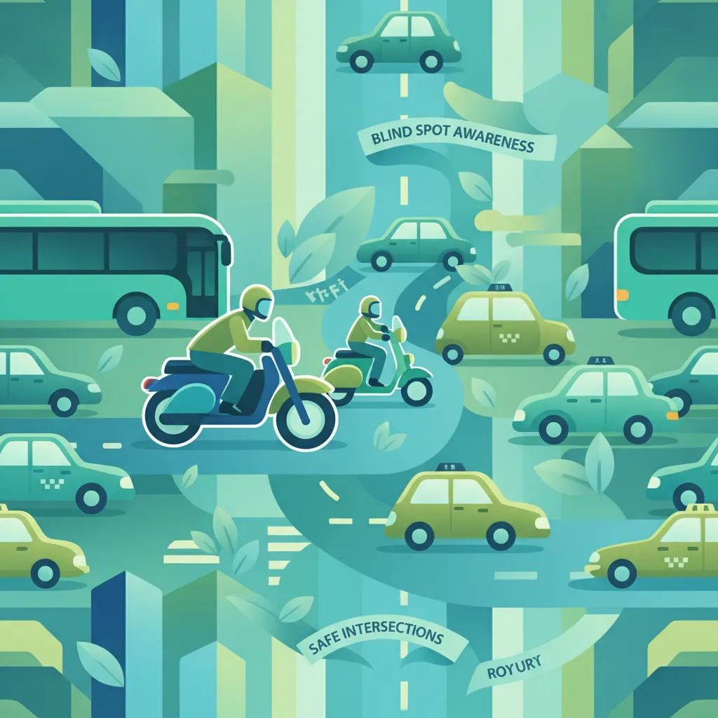 Motocykle i skutery w gęstym ruchu drogowym w Turcji
