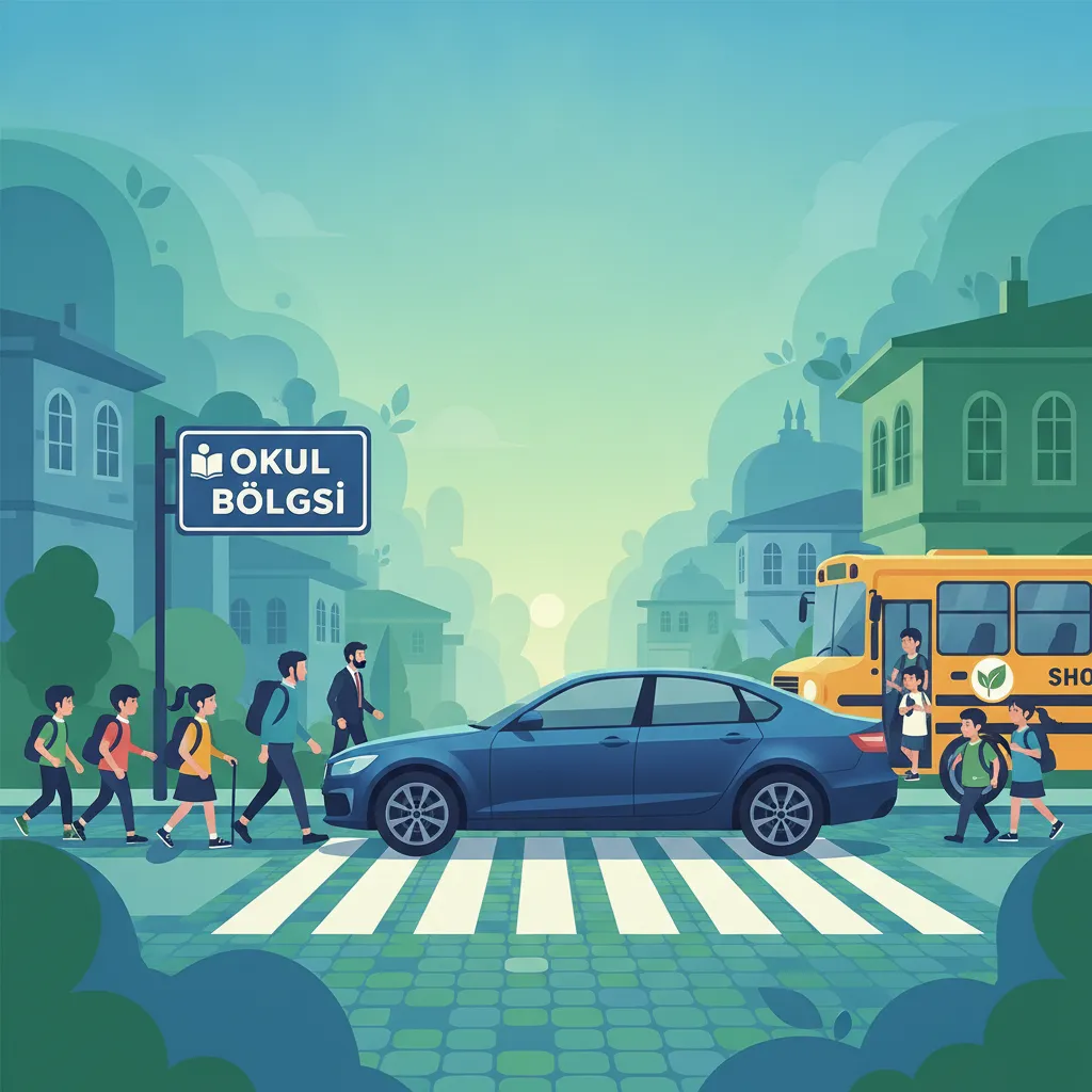 Navigating Pedestrians and School Zones in Turkish Traffic