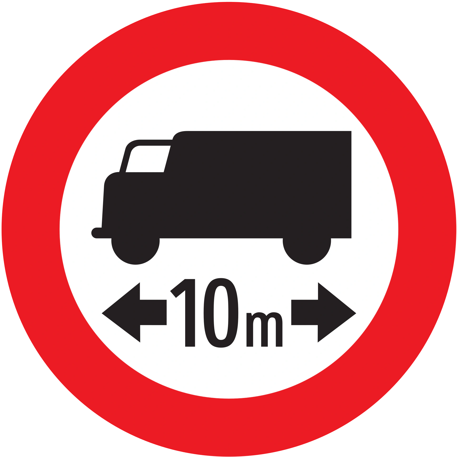 7a-no-lorries-exceeding-meters - 7a Lkw über... Meter nicht erlaubt Verkehrsschild