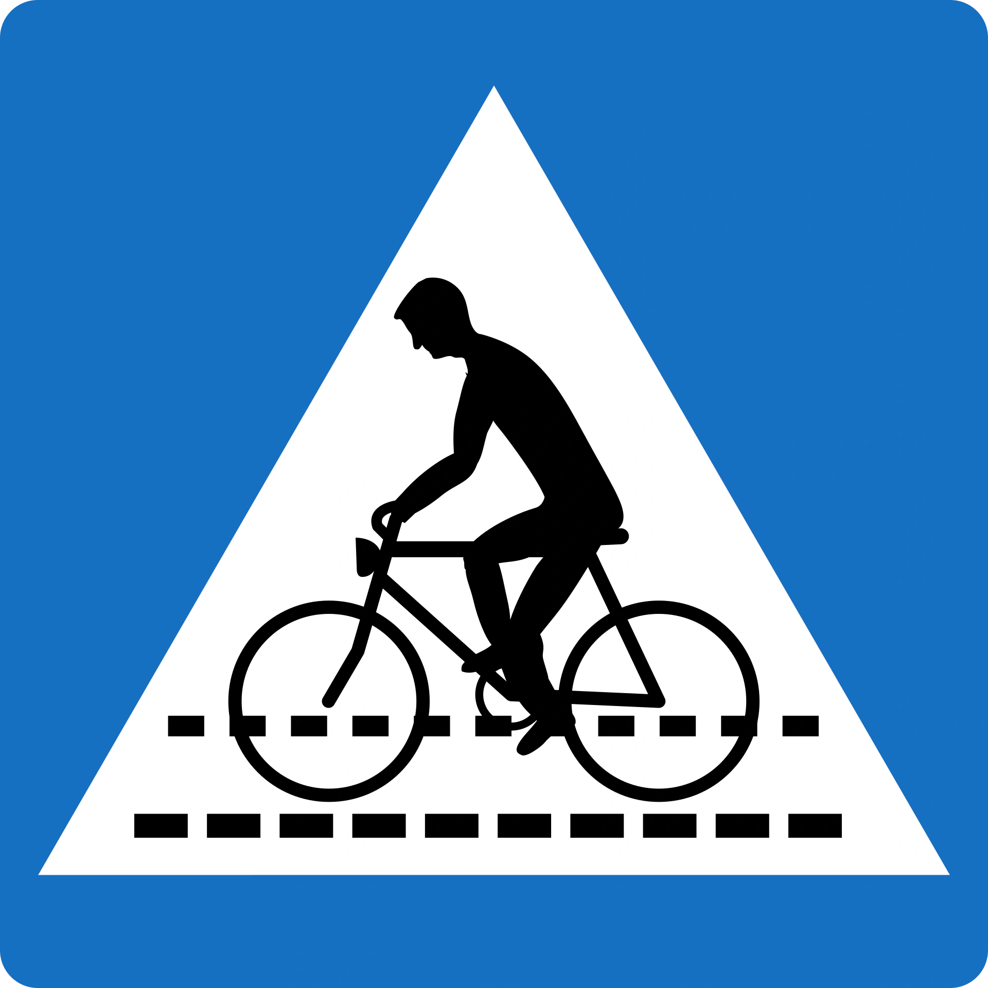 2b-cyclist-crossing-2 - Radfahrerüberfahrt Verkehrsschild