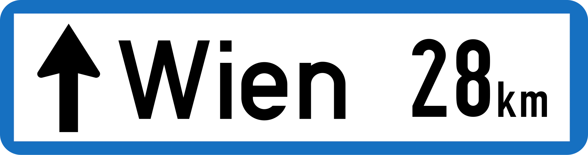 13b-direction-2 - Wegweiser Verkehrsschild