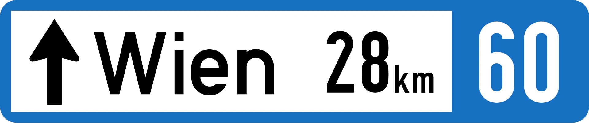 13b-direction - Wegweiser Verkehrsschild