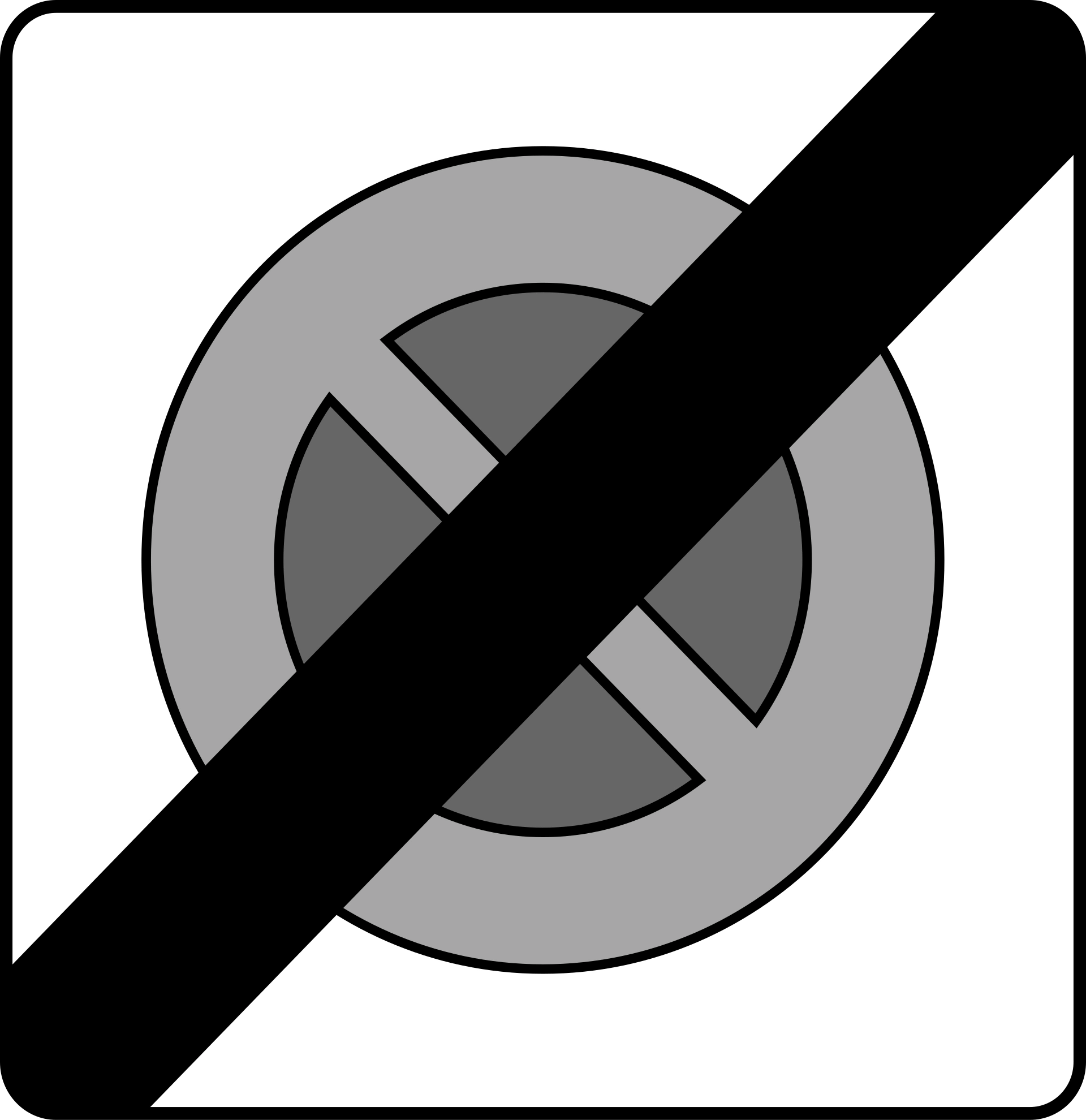 13e - Ende einer Kurzparkzone Verkehrsschild