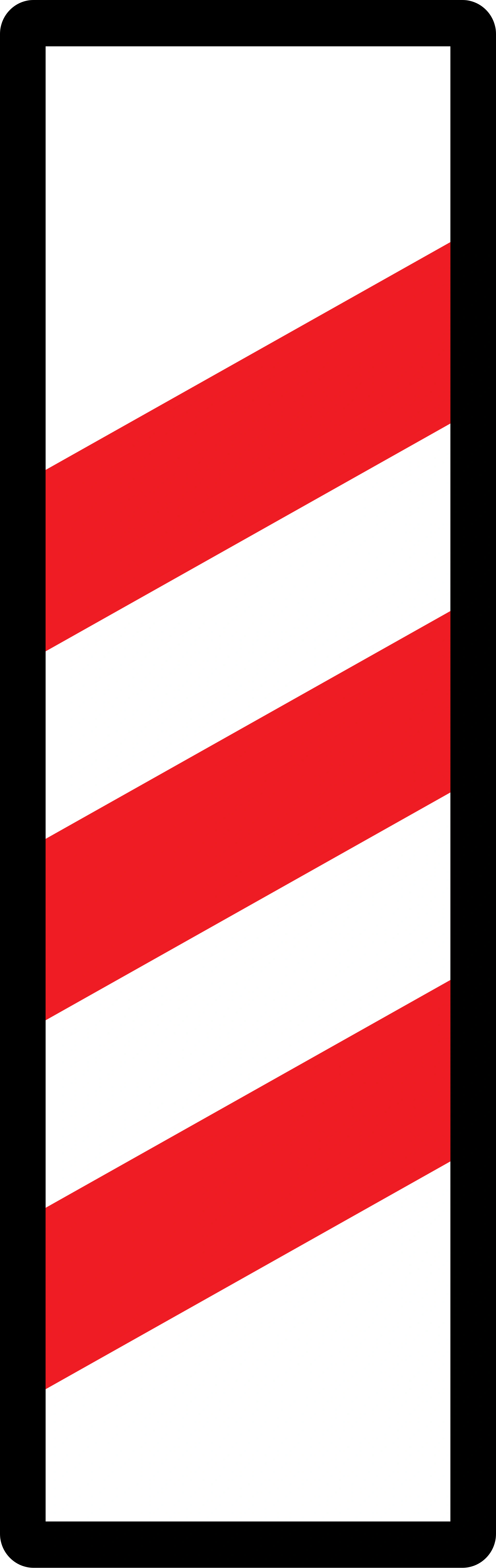 6c-level-crossing-mark-right-distance-level-crossing-3 - Level crossing mark (right) - Distance to level crossing approx. 240m road sign
