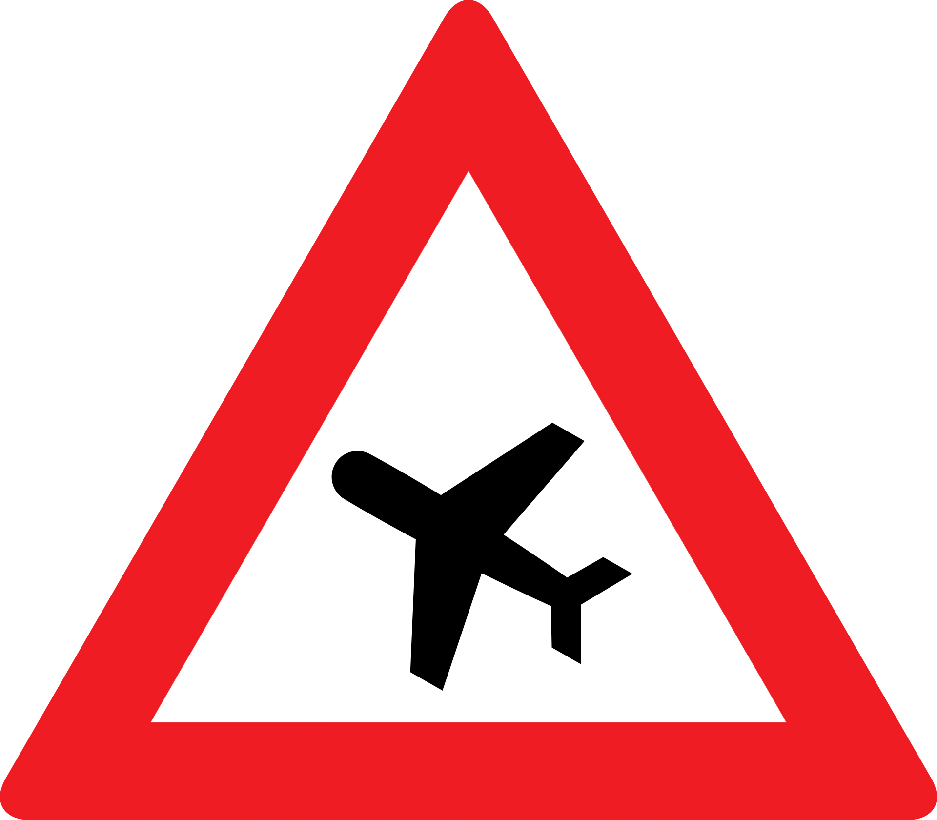 Verkehrszeichen Tieffliegende Flugzeuge (10c)