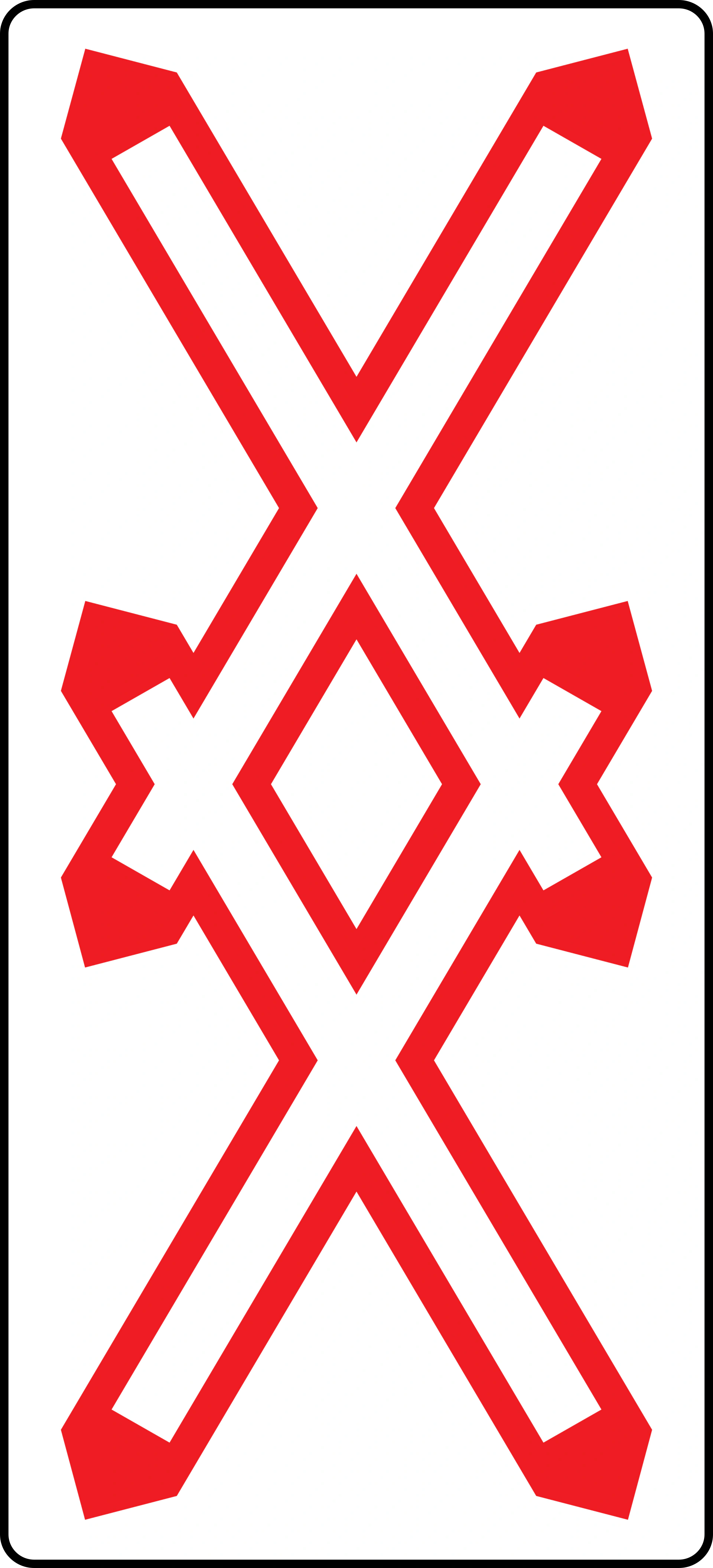 6d-multitrack-level-crossing-andreaskreuz - Multitrack level crossing (Andreaskreuz) road sign