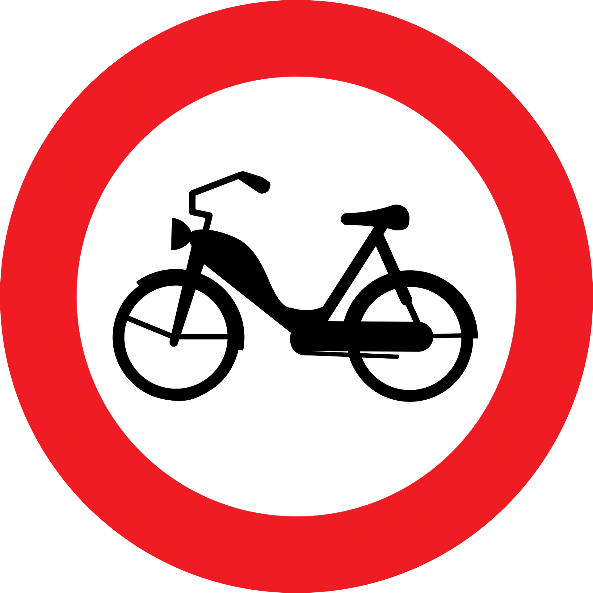 8b-no-mopeds - Keine Mopeds Verkehrsschild