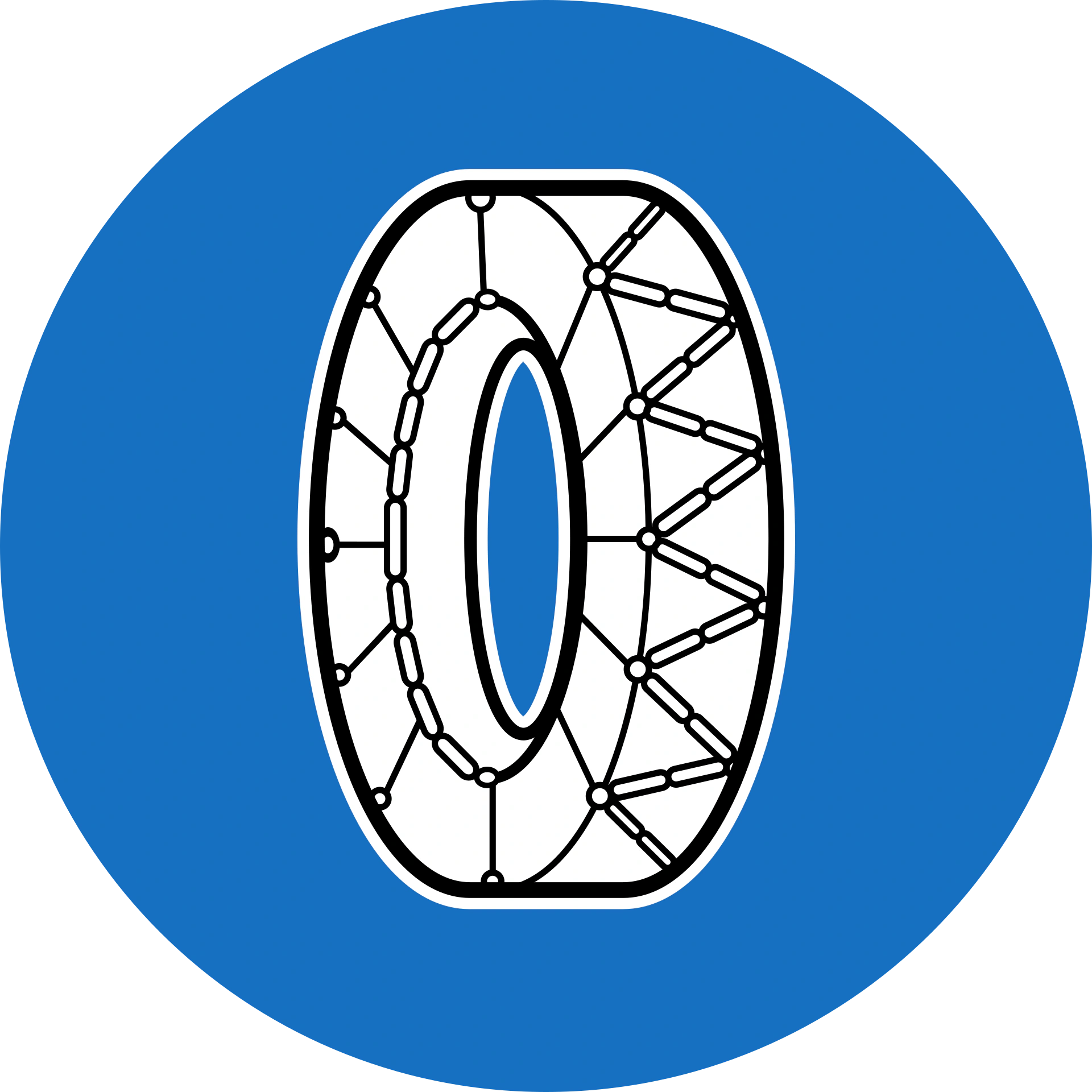 22 - Obligation to put on snow chains road sign