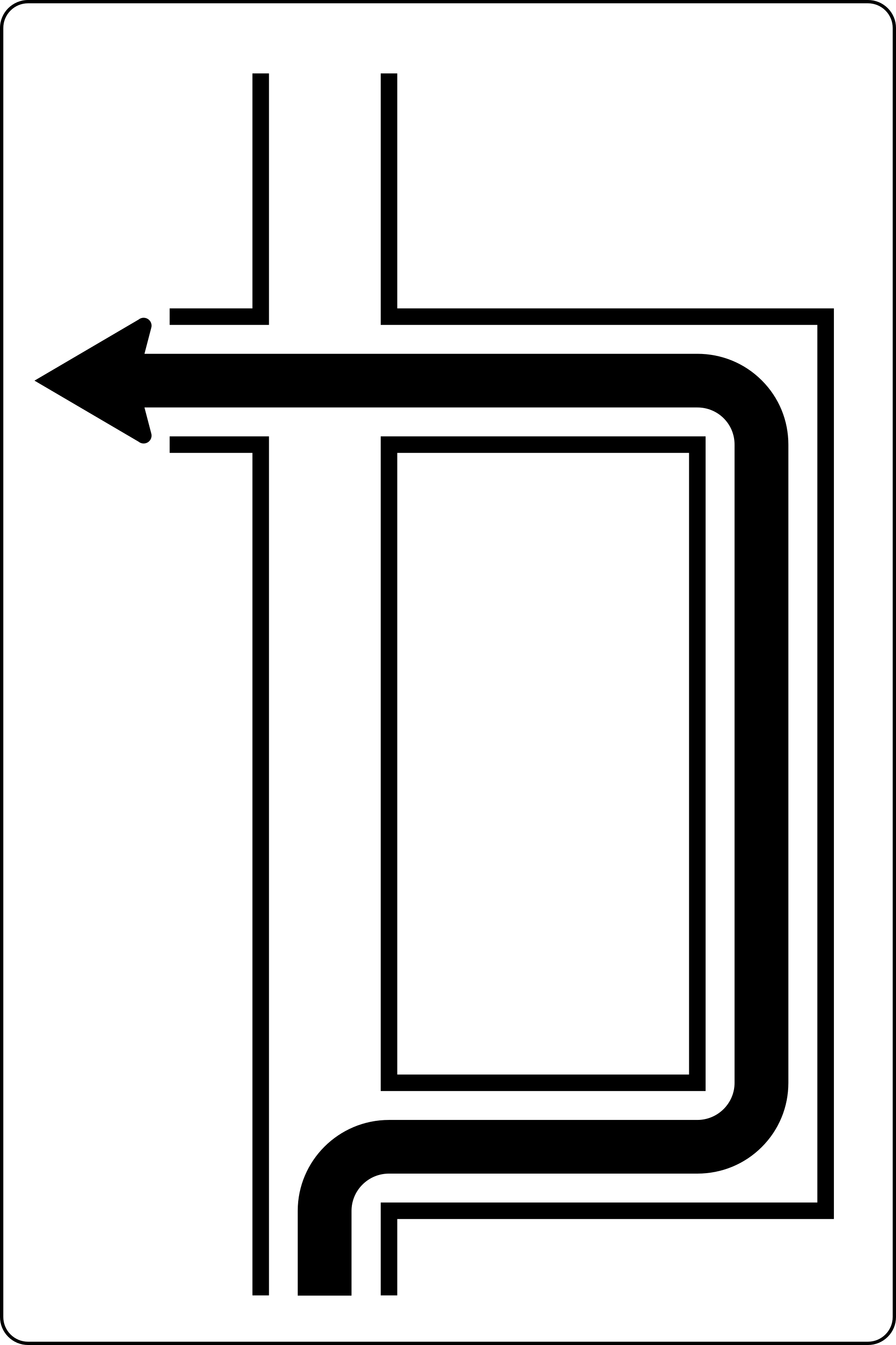 23a-prescribed-direction-3 - Vorgeschriebene Richtung Verkehrsschild