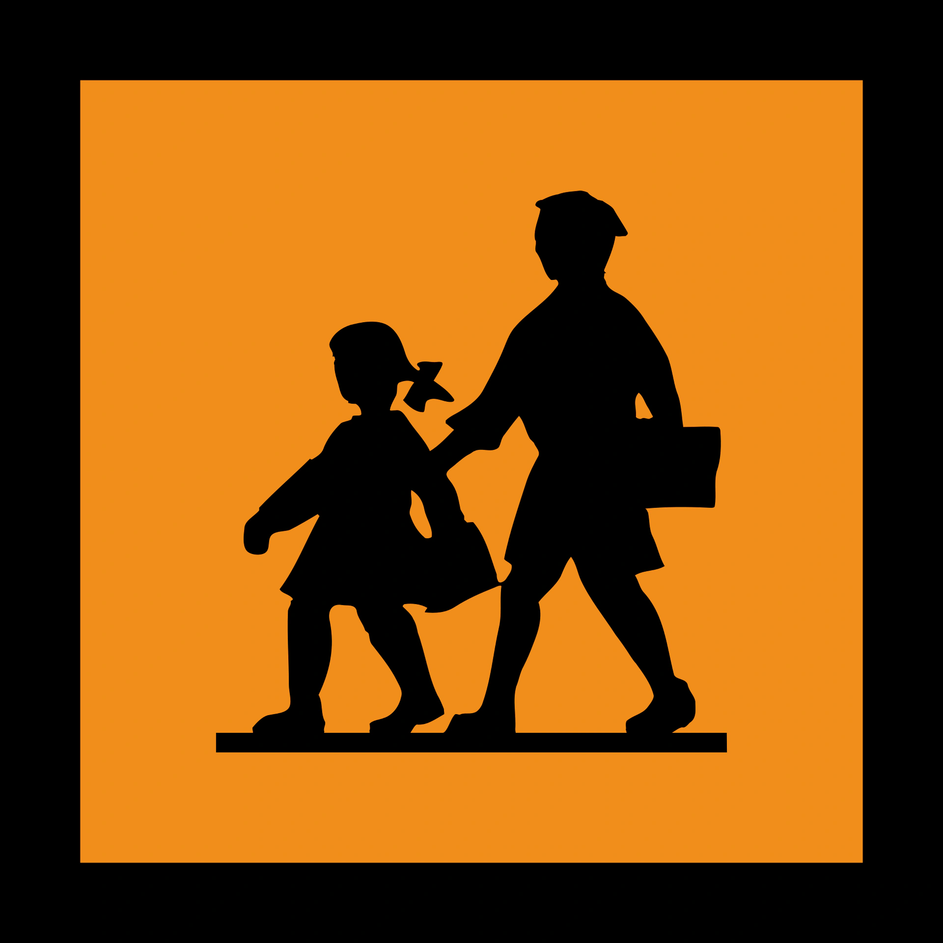 school-bus-schoolchildren-transportation-austria - Panneau routier Panneau Bus scolaire - transport d'écoliers (Autriche)