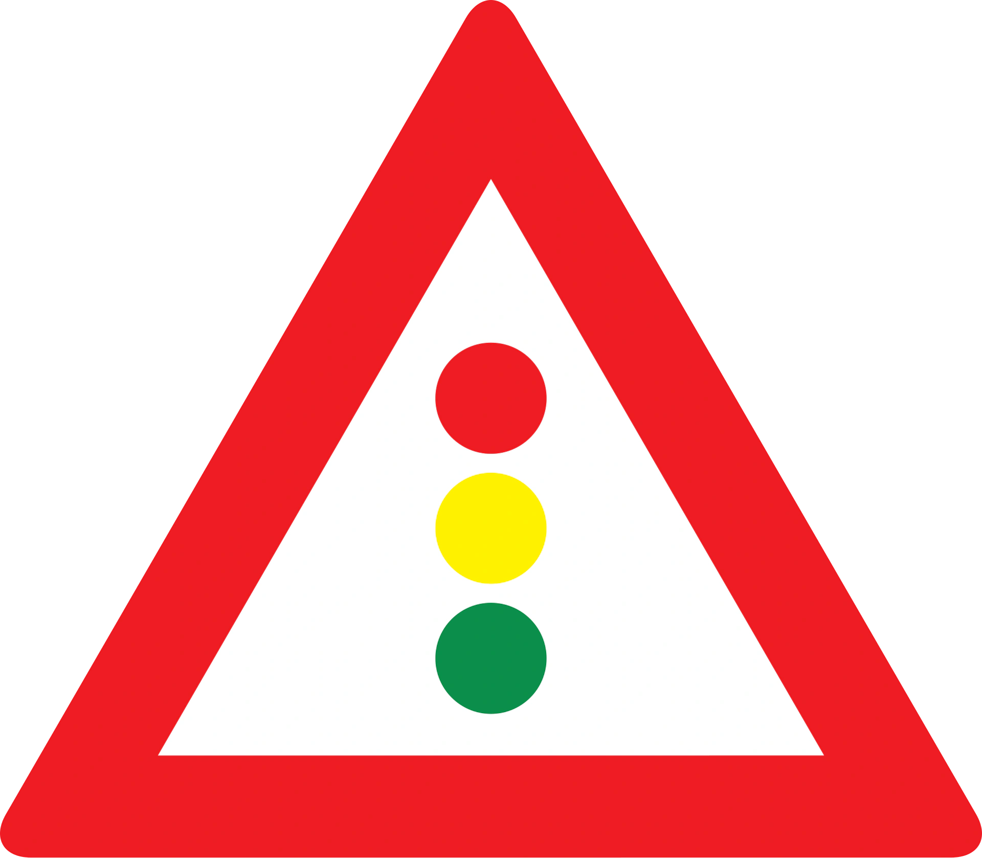 15 - Traffic signals road sign