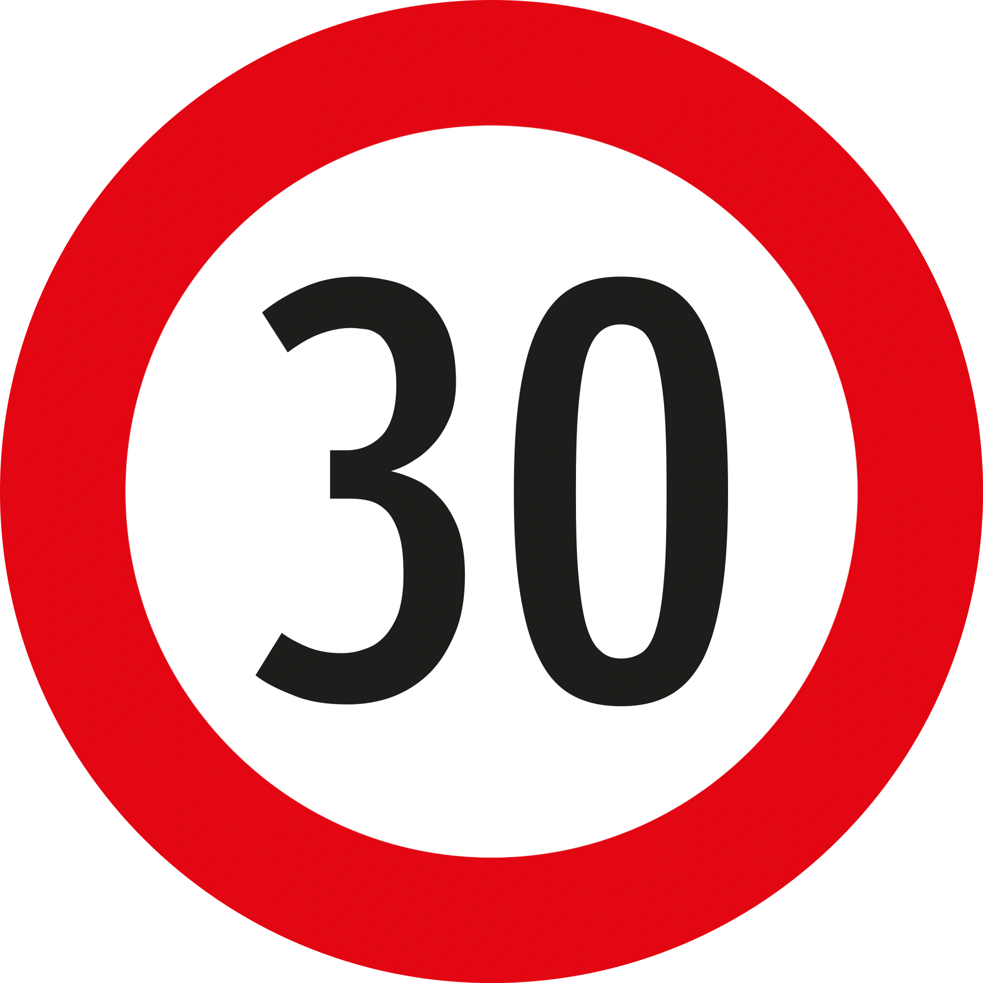 10a-speed-limit-allowed-maximum-speed - Geschwindigkeitsbeschränkung (zulässige Höchstgeschwindigkeit) Verkehrsschild