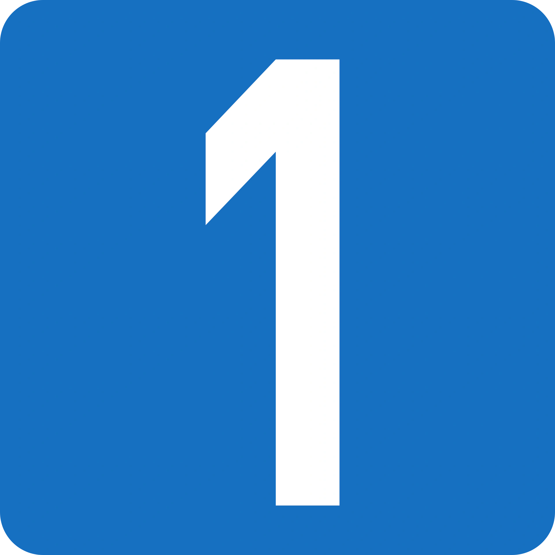 19-street-right-way - Straße mit Vorrang Verkehrsschild
