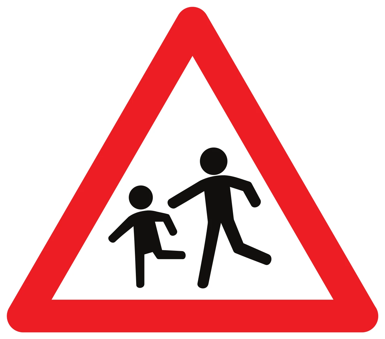 A23 - Kinder Verkehrsschild
