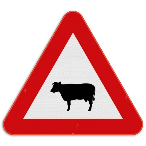 A29 - Paso de ganado señal de tráfico