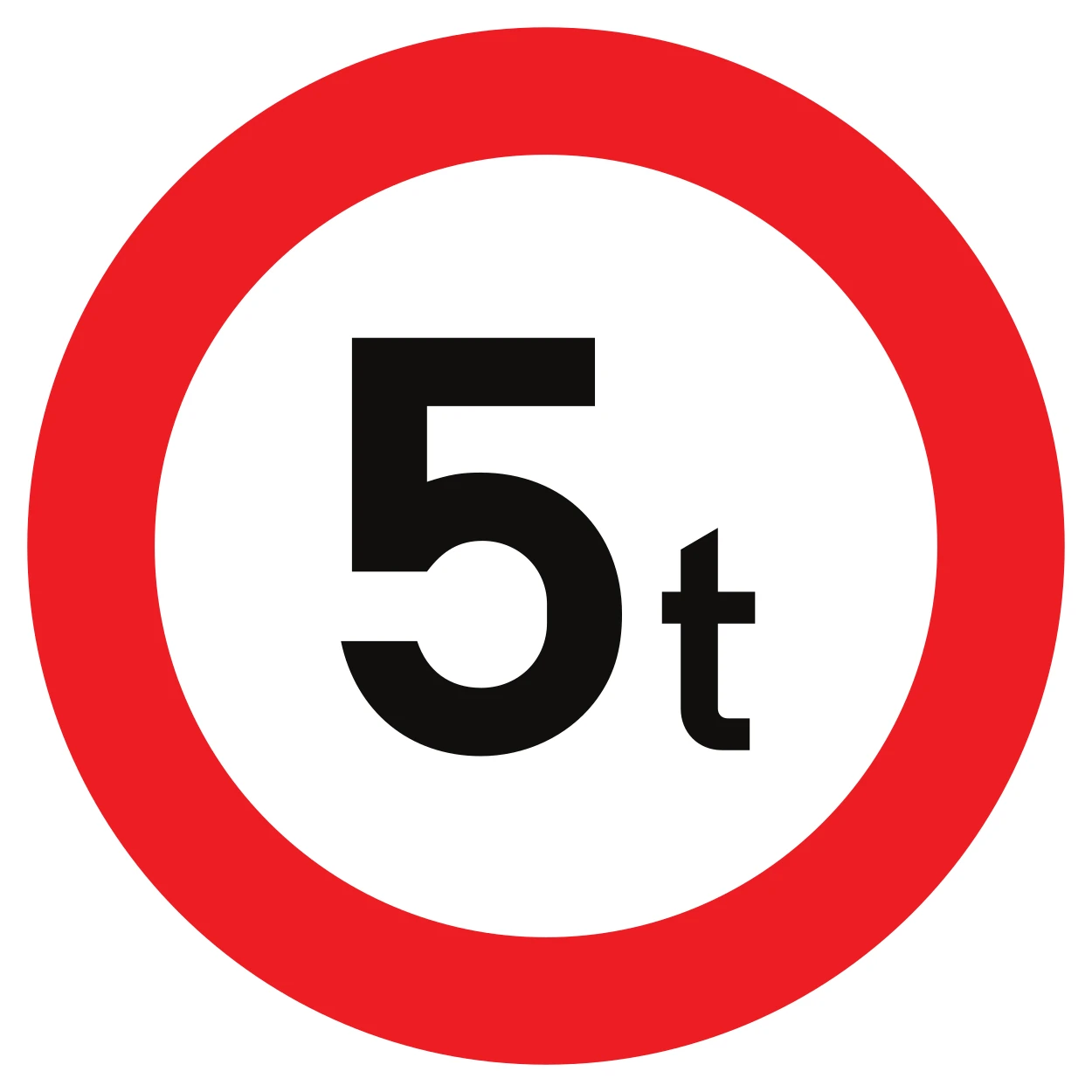 C21 - Límite de peso señal de tráfico