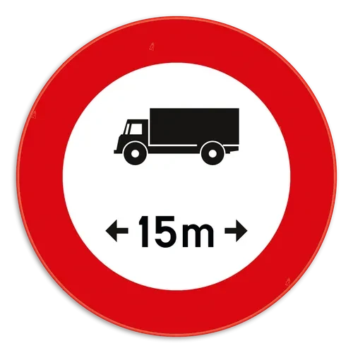 C25 - Límite de longitud señal de tráfico
