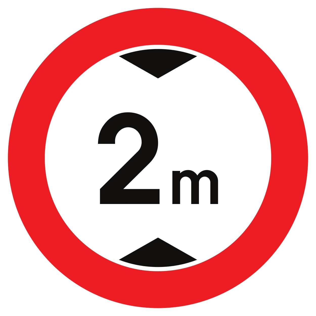 C29 - Límite de altura señal de tráfico