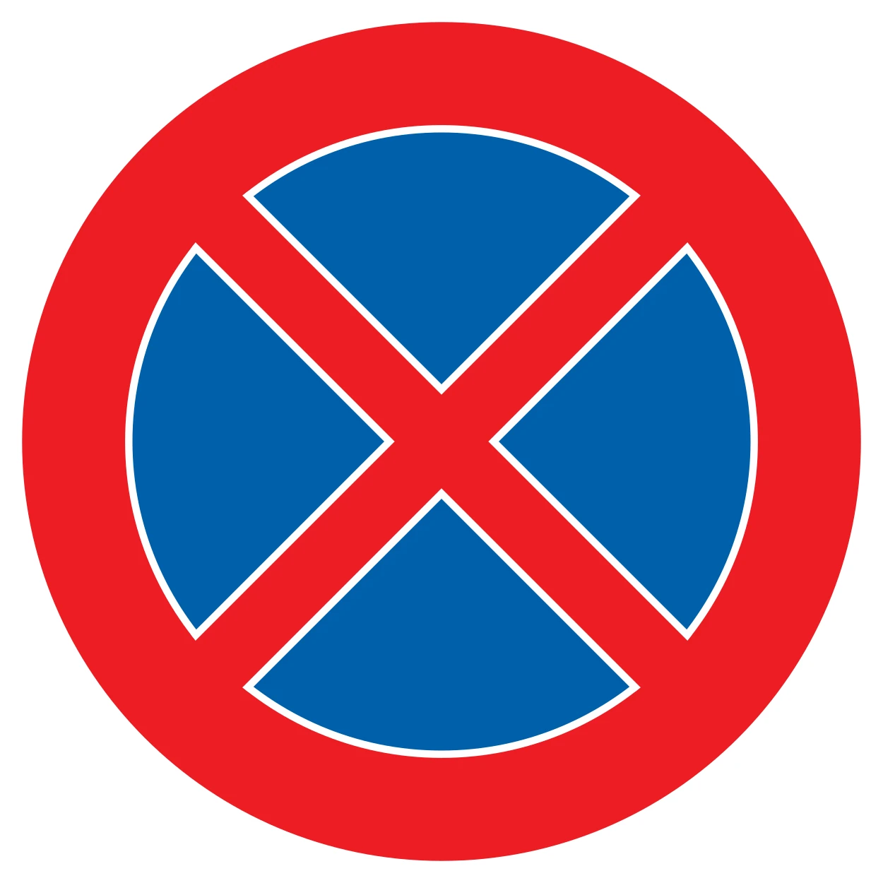 E3 - Prohibido parar señal de tráfico