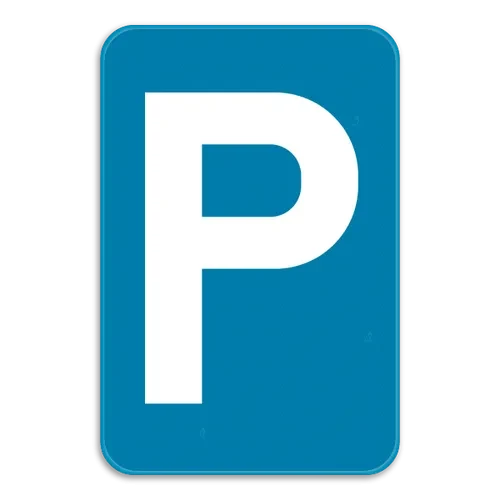 E9a - Aparcamiento permitido señal de tráfico