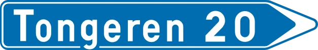 F29 - Señal de dirección señal de tráfico