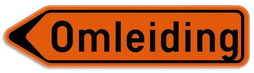 F41 - Señal de dirección (desvíos) señal de tráfico