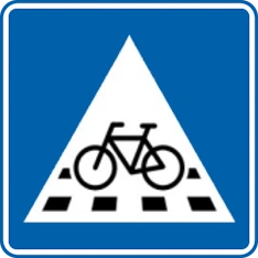 F49 - Cruce de peatones señal de tráfico