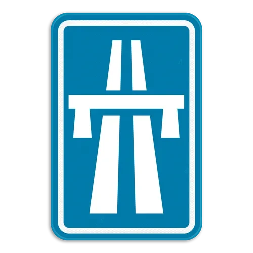 F5 - Inicio de autopista señal de tráfico