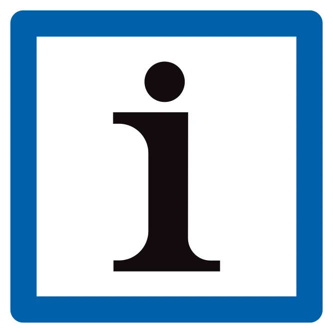 F77 - Punto de información para extranjeros o información turística señal de tráfico