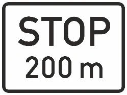 M3 - Except bicyclists and mopeds class A road sign