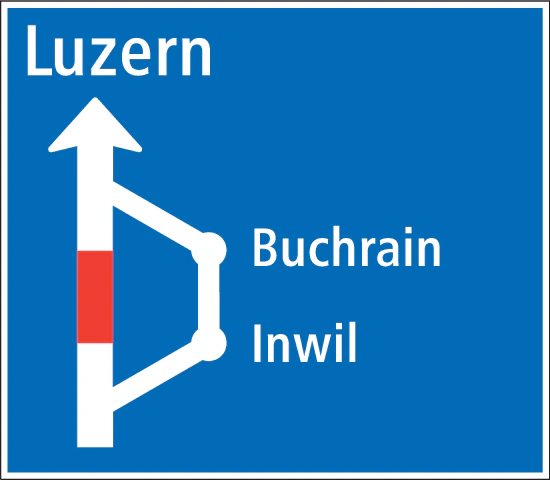 4.53 - Ankündigung einer Umleitung Verkehrsschild