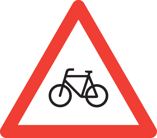 1.32 - Tráfico/paso de bicicletas señal de tráfico