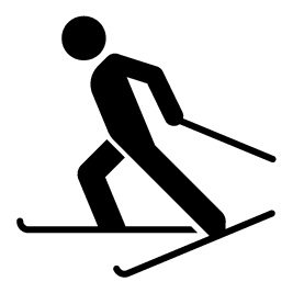 5.39 - Esquí de fondo señal de tráfico