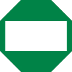 5.54 - Declaración de aduana solo con Sichtdeklaration / dédouanement à vue / dichiarazione a vista (combinado con 2.01 en carriles: solo para vehículos de este tipo) señal de tráfico